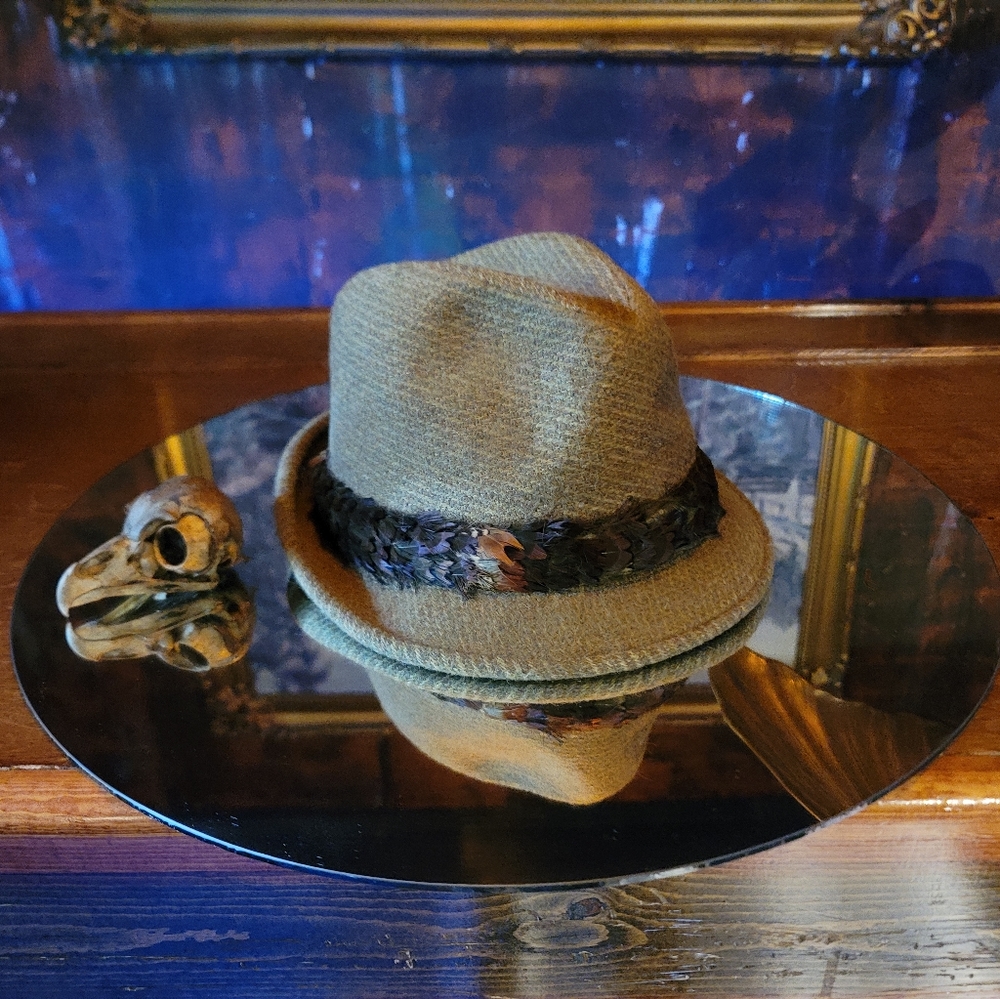 Vintage Norman Greene wool fedora hat